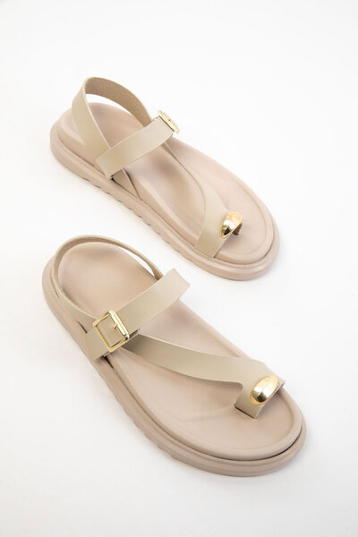 SOHO Beige Women's Sandals 20638