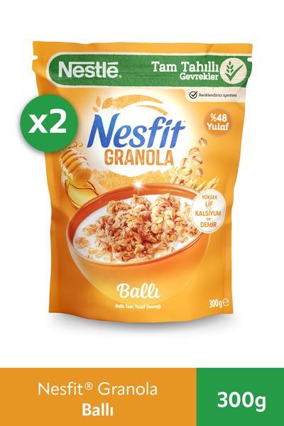Nesfit Nesfit Granola 300gr Ballı x2