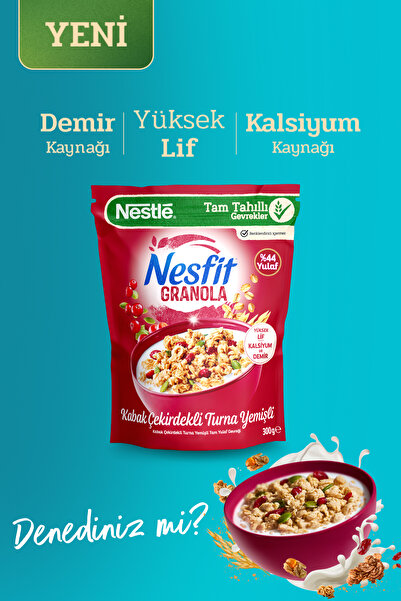 Nesfit Nesfit Granola 300gr Kabak Çekirdeği ve Turna Yemişli x2