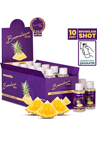 MOMORDİCA Bromelain Mix Shot - 10 Adet
