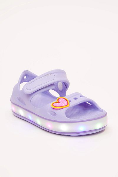 TRENDYOL SHOES Lilac Lighted Light Sole Mädchen Kinder Eva Sandalen TAKSS25SD00062