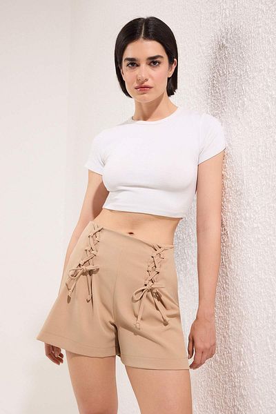 Trendyol Collection Lace Detailed Mini Short Skirt Twoss25Sr00221