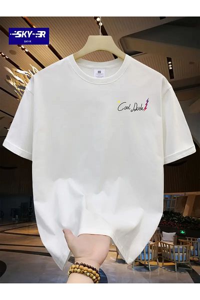 AEMİ Tricou unisex Cool Dude oversize cu gât crew