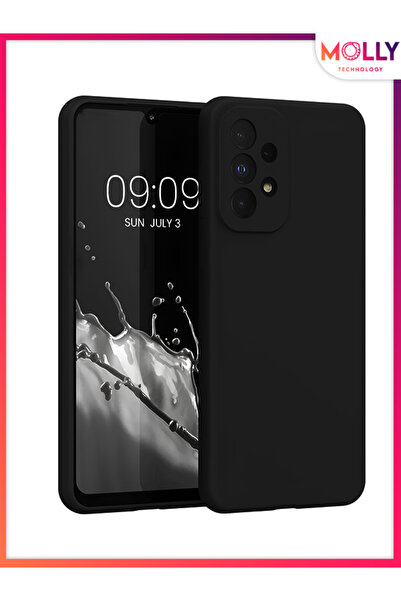 Molly Samsung Galaxy A33 İçin Siyah Guardian Mat Silikon Kılıf