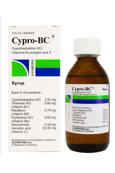 cybros Lebanese Ciprovita syrup for weight gain for children