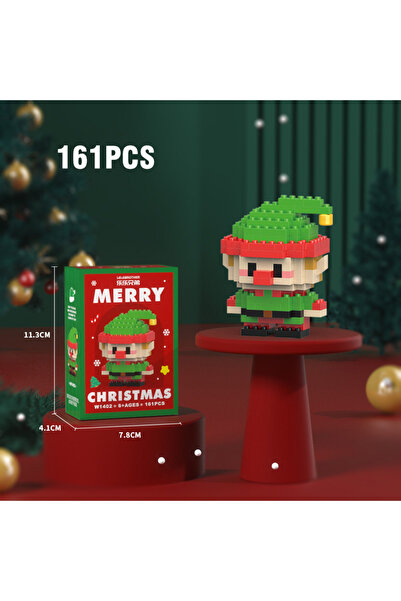 choice2 مجموعة مكعبات بناء صغيرة من جيني لهدايا عيد الميلاد، تتضمن سانتا كلوز...