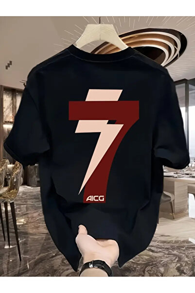 AEMİ Tricou unisex Seven Lightining Oversize Crew Deck