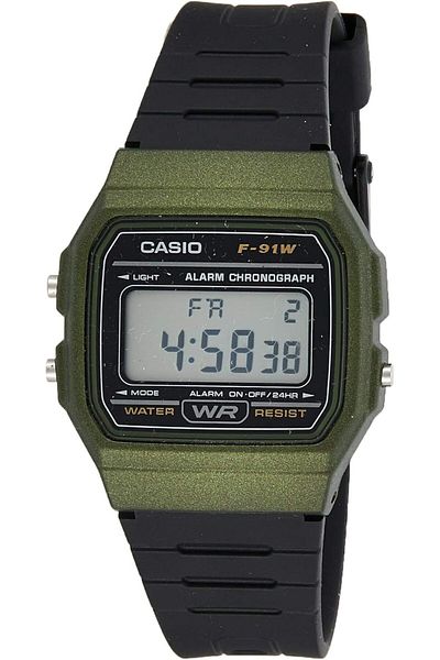 Casio Digital Watch for Unisex Model F-91WM-3ADF