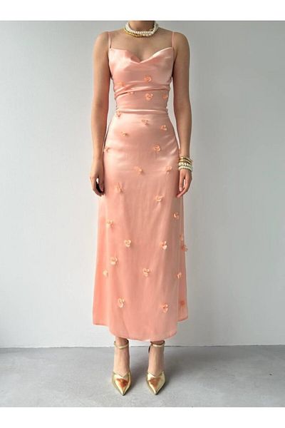 gelirr Dora Flower Detailed Dress