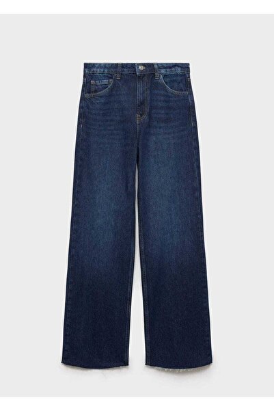MANGO Woman Danila wideleg yüksek belli jean pantolon