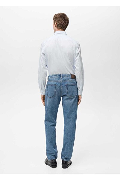 MANGO Man Regular kesim streç pamuklu gömlek