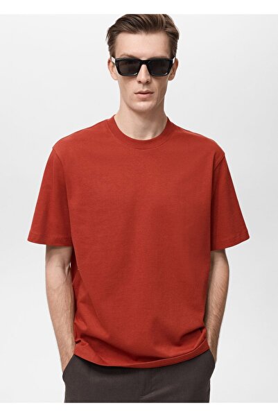 MANGO Man Heavy weight relaxed fit tişört