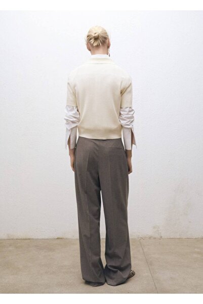 MANGO Woman Yün karışımlı polo yakalı kazak