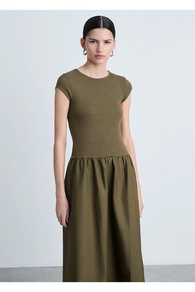 MANGO Woman Φόρεμα με στρίφωμα