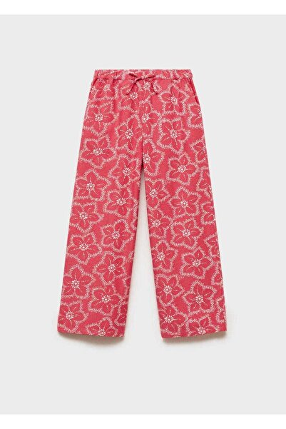 MANGO Kids Floral print pants