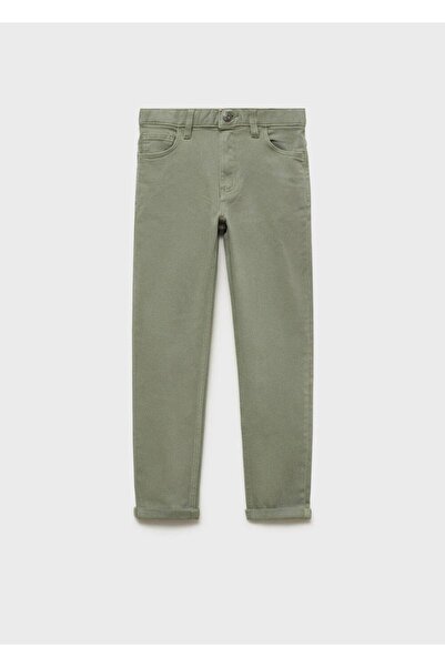 MANGO Kids Düz Kesim Pantolon