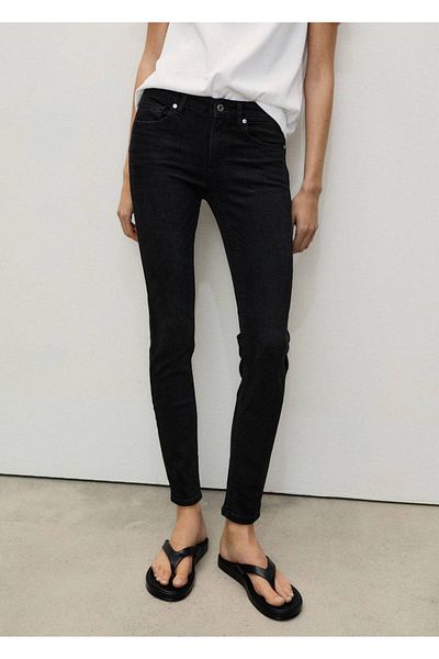 MANGO Woman Low-Waisted Skinny Pushup Jeans