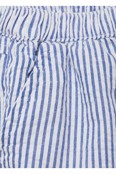 MANGO Baby Çizgili pamuklu şort