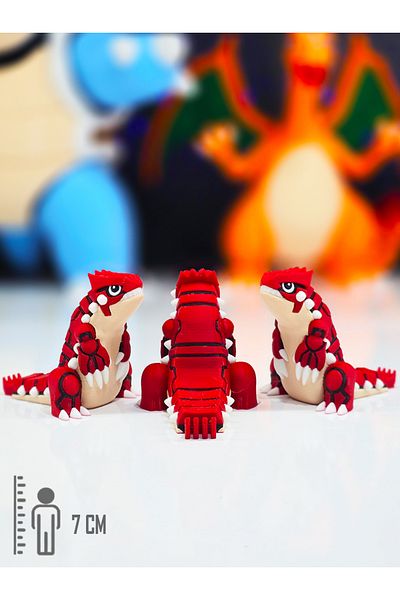 Suelo Butik Groudon Legendary Pokemon Figure Pokemon Figure Toys 7 cm (1 Pc)
