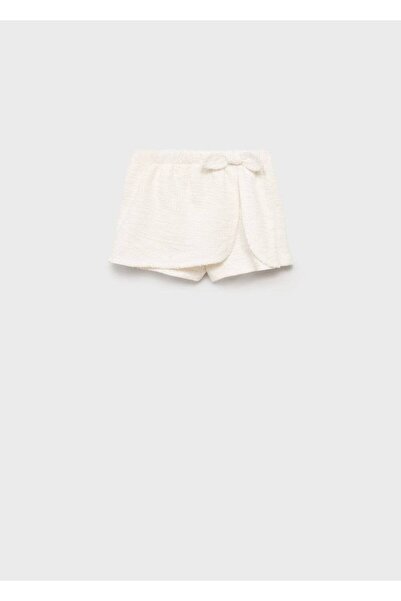 MANGO Baby Bağ detaylı şort etek