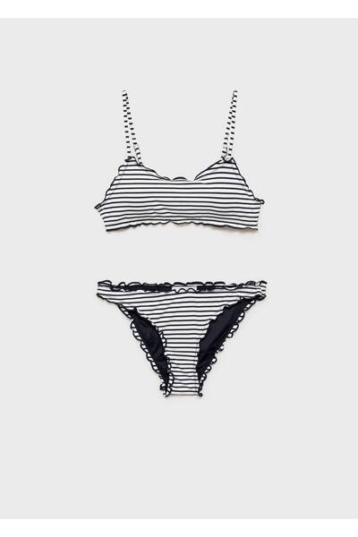 Mango Teen Μπλουζάκι μπικίνι με λεπτομέρεια αντίθεσης