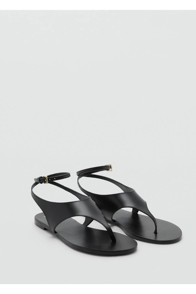 MANGO Woman Сандали с кожени ленти