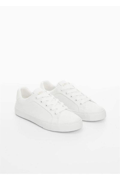 MANGO Kids Sznurowane trampki basic