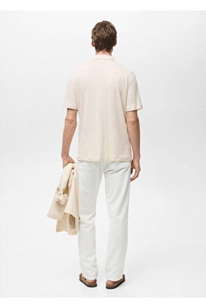 MANGO Man Regular Fit Linen Shirt