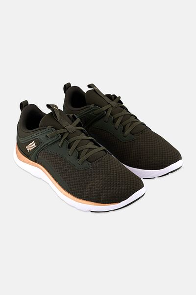 Puma Women Softride Remi Lace Up Running Shoes, Olive