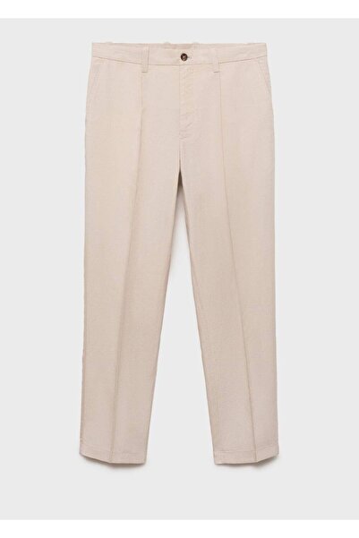 MANGO Man Regular fit keten pantolon