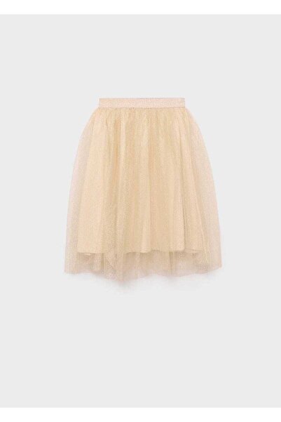 MANGO Kids Glitter Tulle Skirt