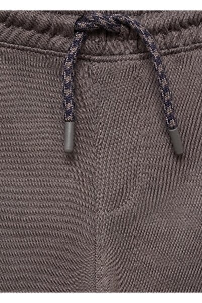 MANGO Kids Beli bağ detaylı pamuklu şort