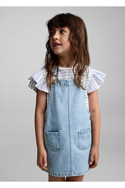 MANGO Baby Kısa Kot Jile Elbise