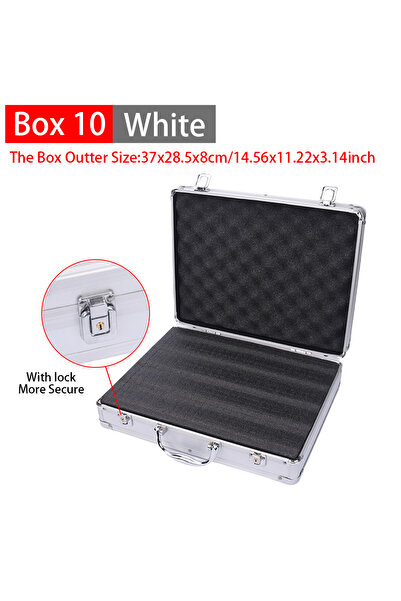 Choice حقيبة أدوات من سبائك الألومنيوم BX10white صندوق أدوات المركبات الخارجية حقيبة أدوات معدات السلامة المحمولة