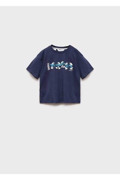 MANGO Baby The Smurfs t Shirt