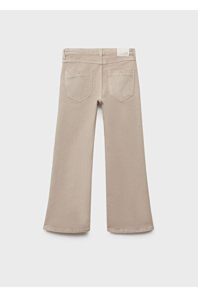 MANGO Kids İspanyol paça cepli jean pantolon