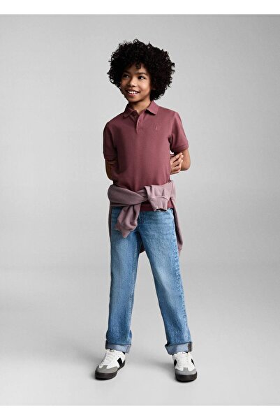 MANGO Kids Kurzärmliges Poloshirt aus Baumwolle