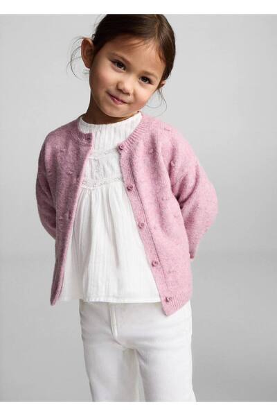 MANGO Baby Dikişsiz flare jean pantolon