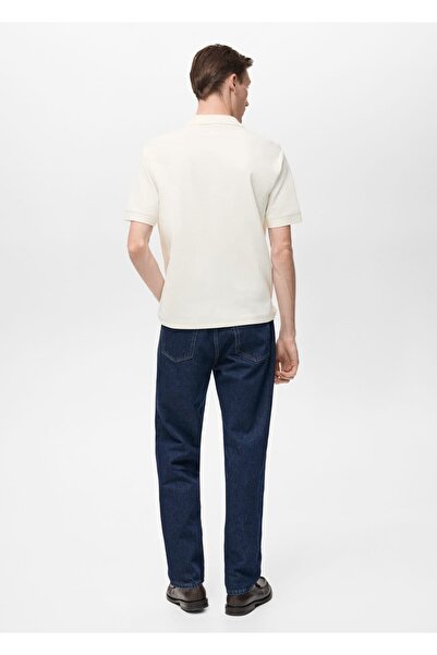 MANGO Man Βαμβακερό μπλουζάκι πόλο με κανονική κοπή