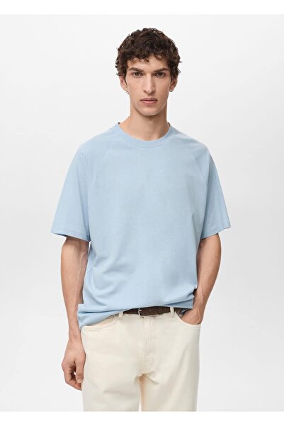 MANGO Man Relaxed Fit Cotton T-Shirt