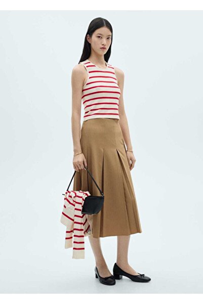 MANGO Woman بلوزة تريكو مخططة