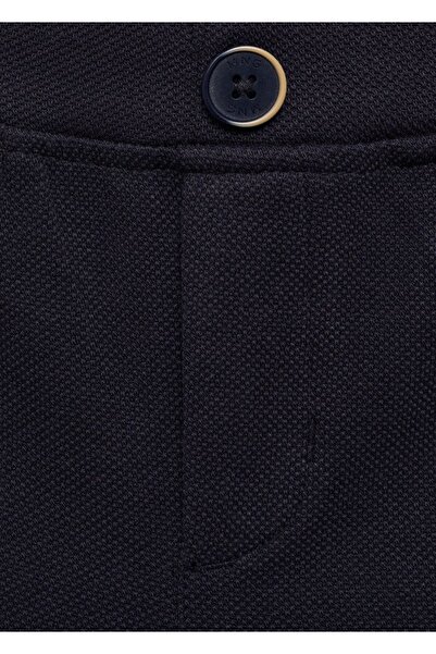 MANGO Baby Pamuklu pike kumaşlı bermuda şort