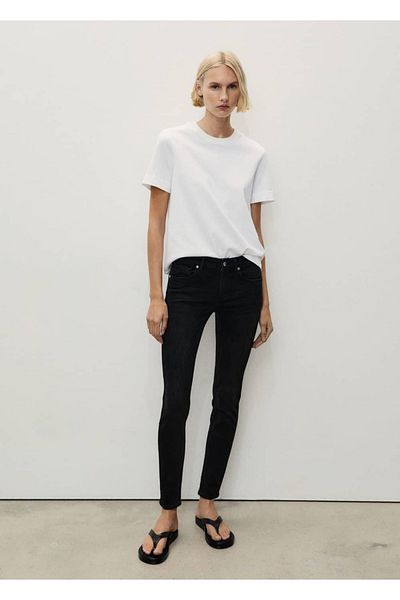 MANGO Woman Low-Waisted Skinny Pushup Jeans