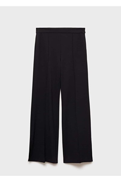 MANGO Woman Wideleg yırtmaçlı pantolon