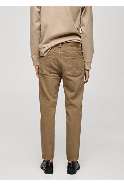 MANGO Man Ben tapered crop jean pantolon