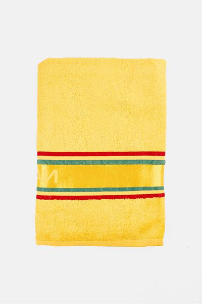 Nautica Super Soft Textured Bath Towel, Yellow