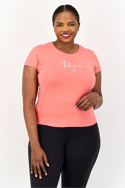 Puma Women Sportswear Fit Short Sleeves Outdoor Top, Fuchsia