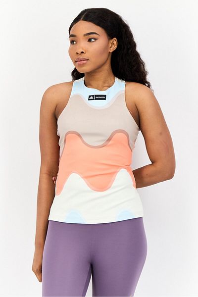 adidas X Marimekko Women Sportswear Fit Short Sleeve Tennis Top, Multicolor