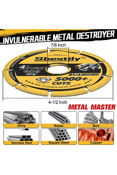 Choice Multipurpose Cutting 115mm Sbestily 75mm115mm Diamond Cutting Disc 5000+Cuts Metal Cutting Wheel Gla