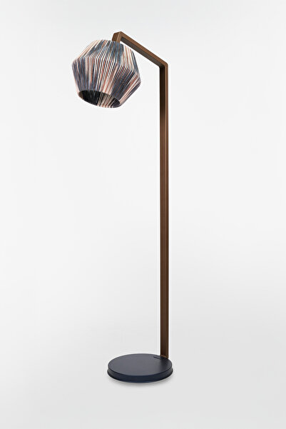 Forada Home & Style Dekoratif İpli Metal Ayaklı Lambader